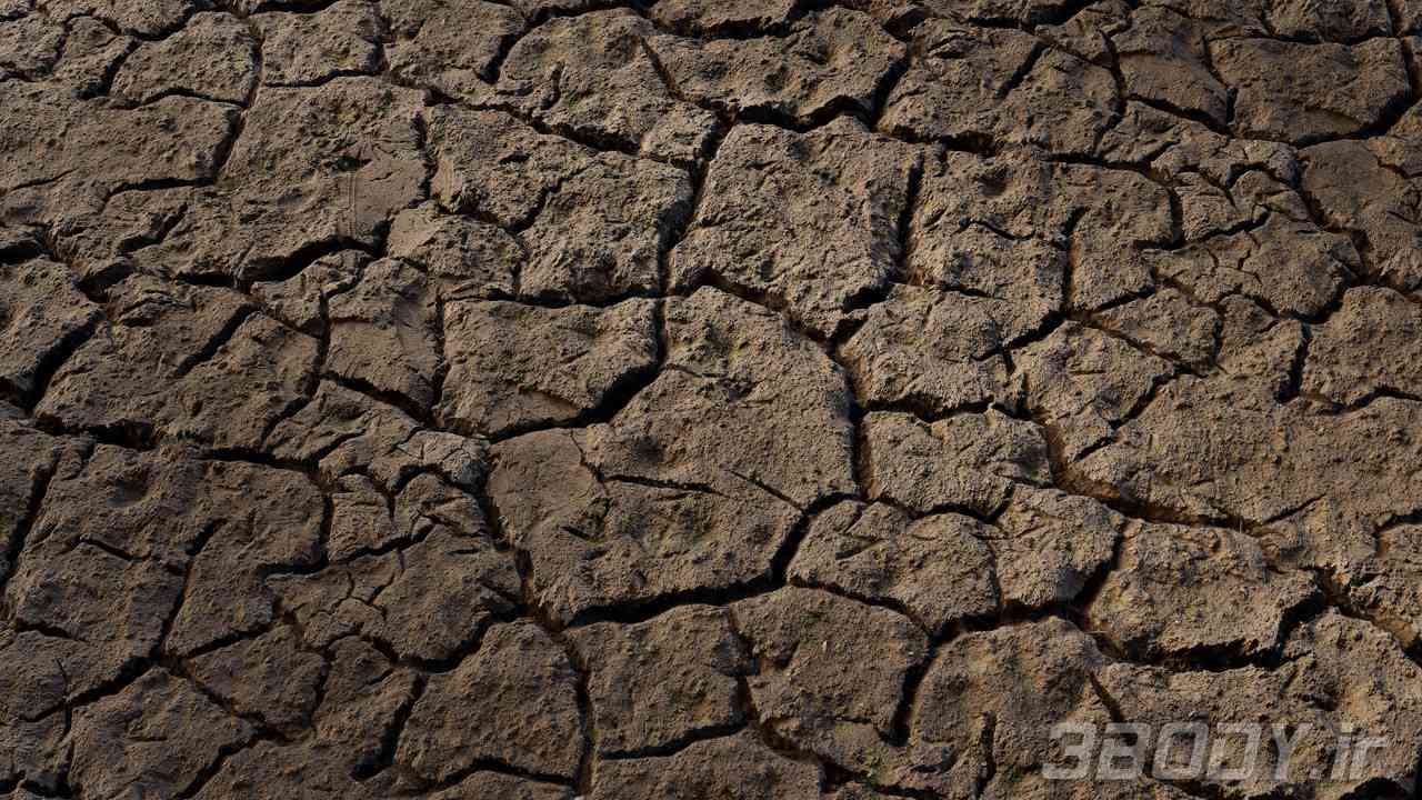 متریال خاک cracked soil عکس 1